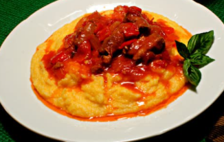 Polenta Salsicha na Tábua Band Receitas