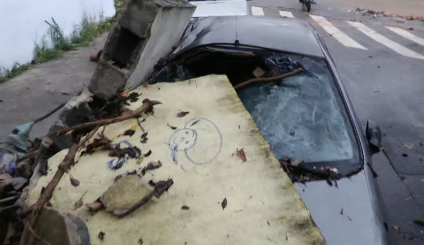 Chuva Derruba Muro De Escola Que Atinge Carro Na Zona Sul De SP Band