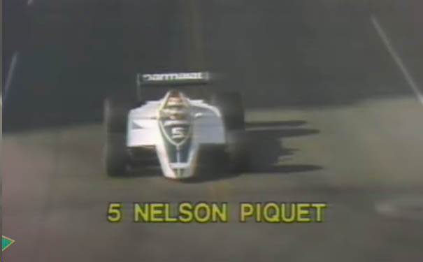 Nelson Piquet vence em Long Beach, com transmissão da Band, em 1980 Reprodução/Band