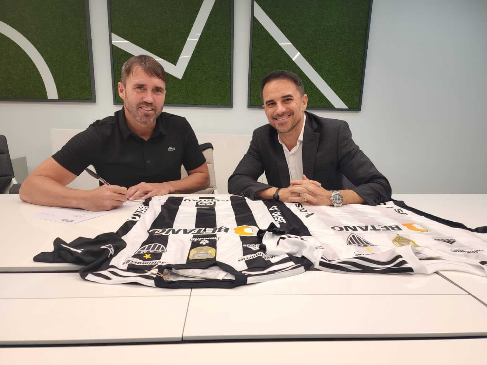 Eduardo Coudet e Rodrigo Caetano Reprodução Atlético-MG