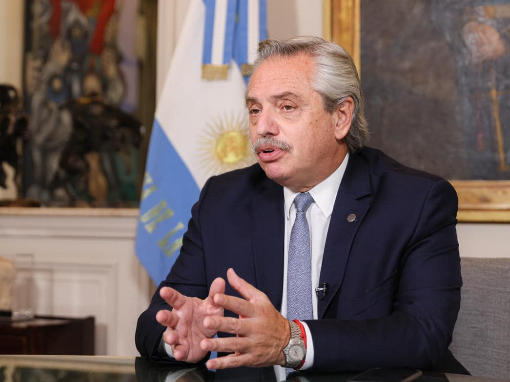 Alberto Fernández, presidente da Argentina Reprodução