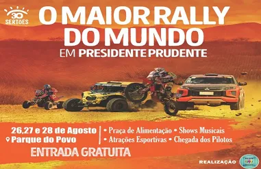 Rally dos Sertões começa hoje (26) em Prudente 