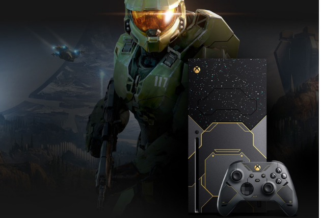 Pré-venda do console Xbox Series X Edição Especial Halo Infinite terá início no Brasil Divulgação/Xbox