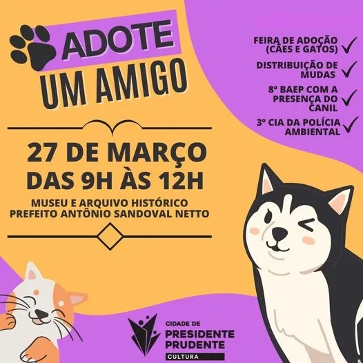 Evento contará com doação de mudas