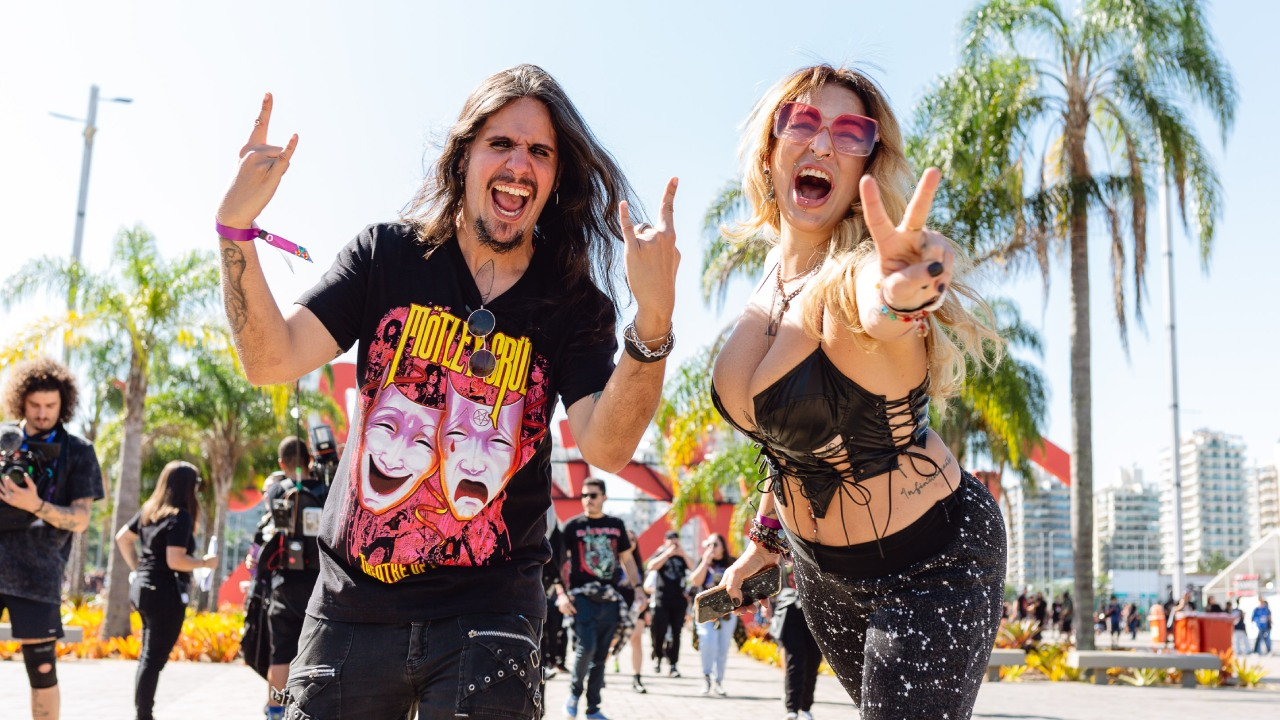 Fãs de metal chegam para o primeiro dia de Rock in Rio Amanda Melo/Rock In Rio