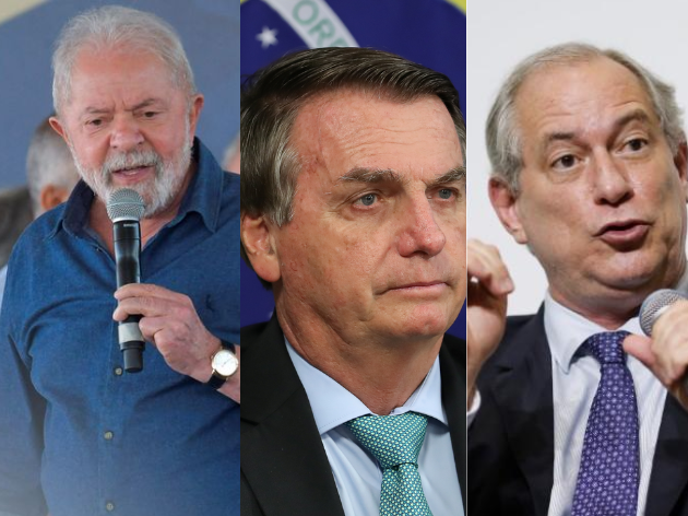 Ex-presidente Luiz Inácio Lula da Silva se mantém à frente de Jair Bolsonaro  Fotos: Reuters 