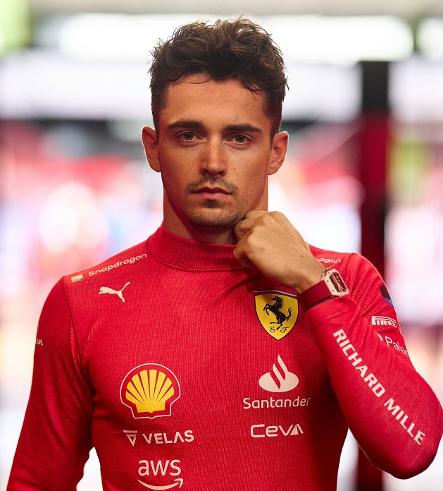 Charles Leclerc teve relógio furtado na Itália Scuderia Ferrari