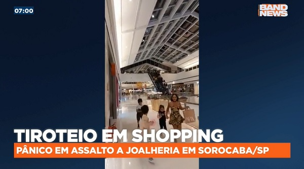 Assalto no shopping Iguatemi Esplanada Reprodução