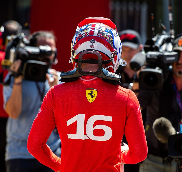 Charles Leclerc no GP da França Scuderia Ferrari