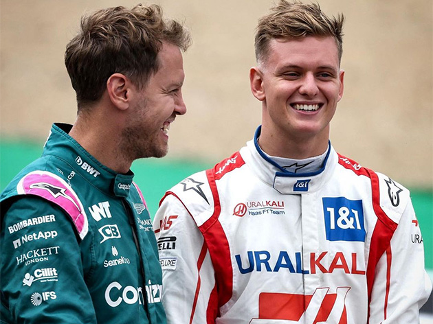 Vettel e Mick Schumacher vão competir juntos na Corrida dos Campeões