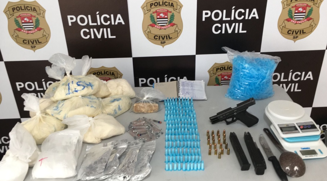 Polícia Civil desarticula quadrilha que vendia drogas em Taubaté e Jacareí