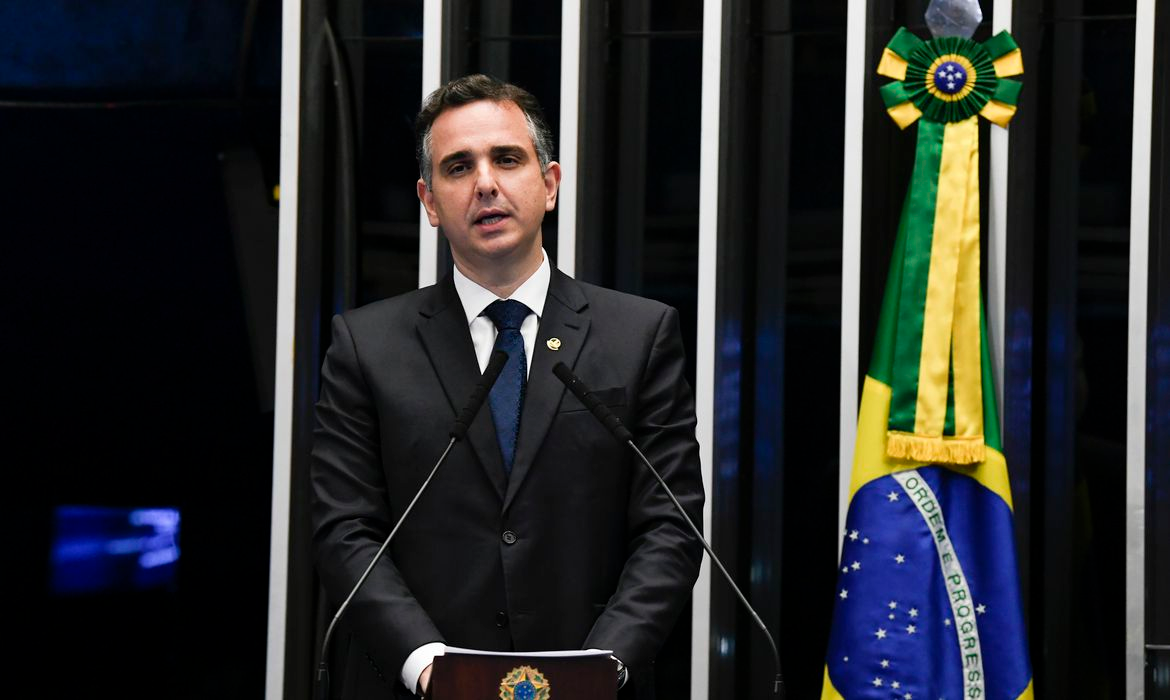 Rodrigo Pacheco enfatizou que a discussão não faz parte das prioridades do Legislativo. Foto: Agência Brasil