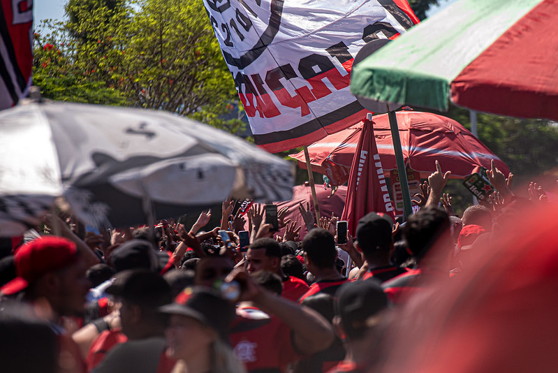 Torcida organizou o chamado de AeroFla Paula Reis/Flamengo