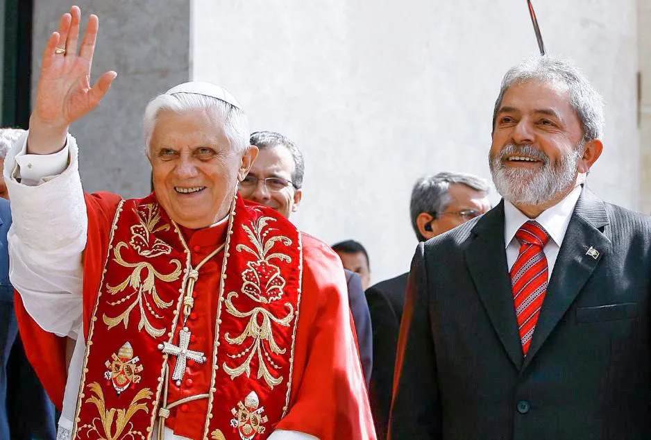 Lula lamenta morte do papa emérito Bento XVI: 'Compromisso com a fé'