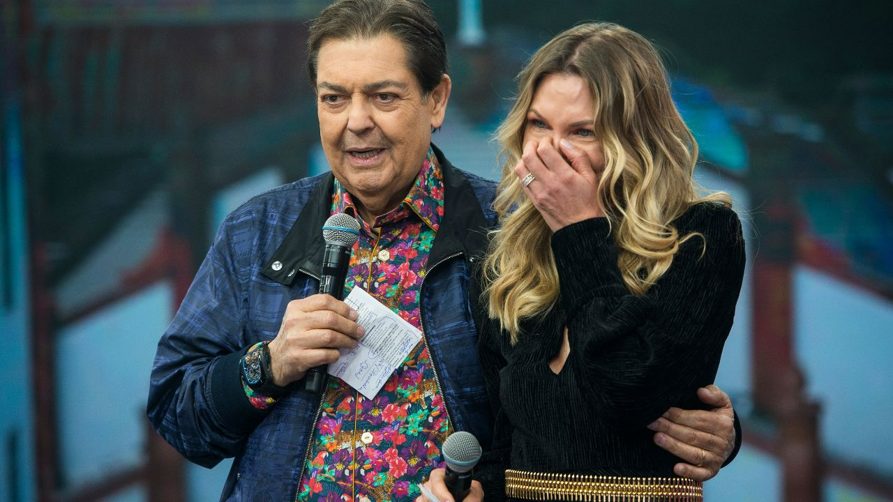 Faustão preparou um "Arquivo Secreto" especial para Anne Lotterman" (Foto Reprodução/Internet)