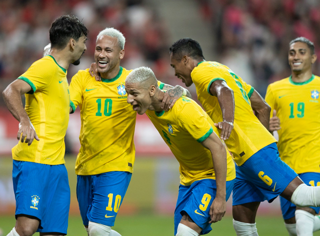 Seleção Brasileira faz últimos jogos preparatórios para a Copa Lucas Figueiredo / CBF