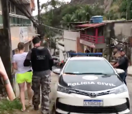 Policiais prenderam 34 pessoas em primeira fase de operação Imagem cedida pela Rede TV