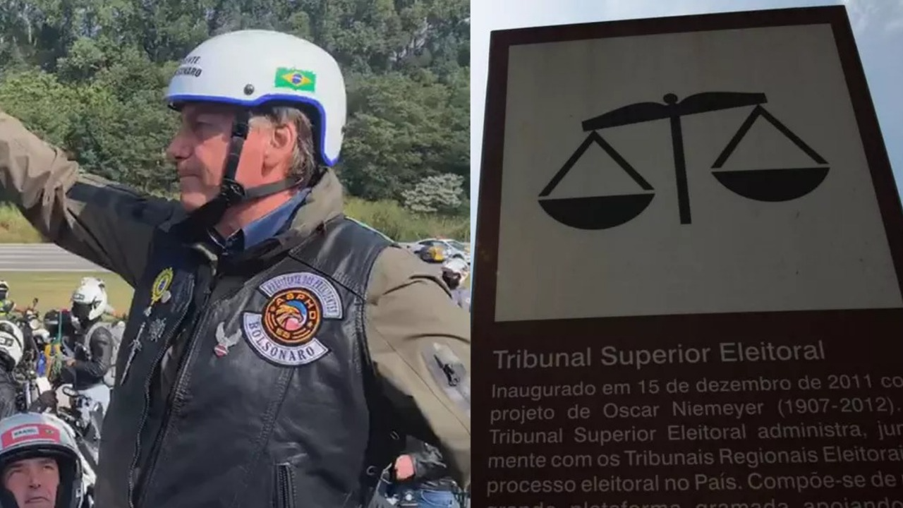 PT vai ao TSE contra Bolsonaro e acusa “motociata” de campanha antecipada Foto: Reprodução