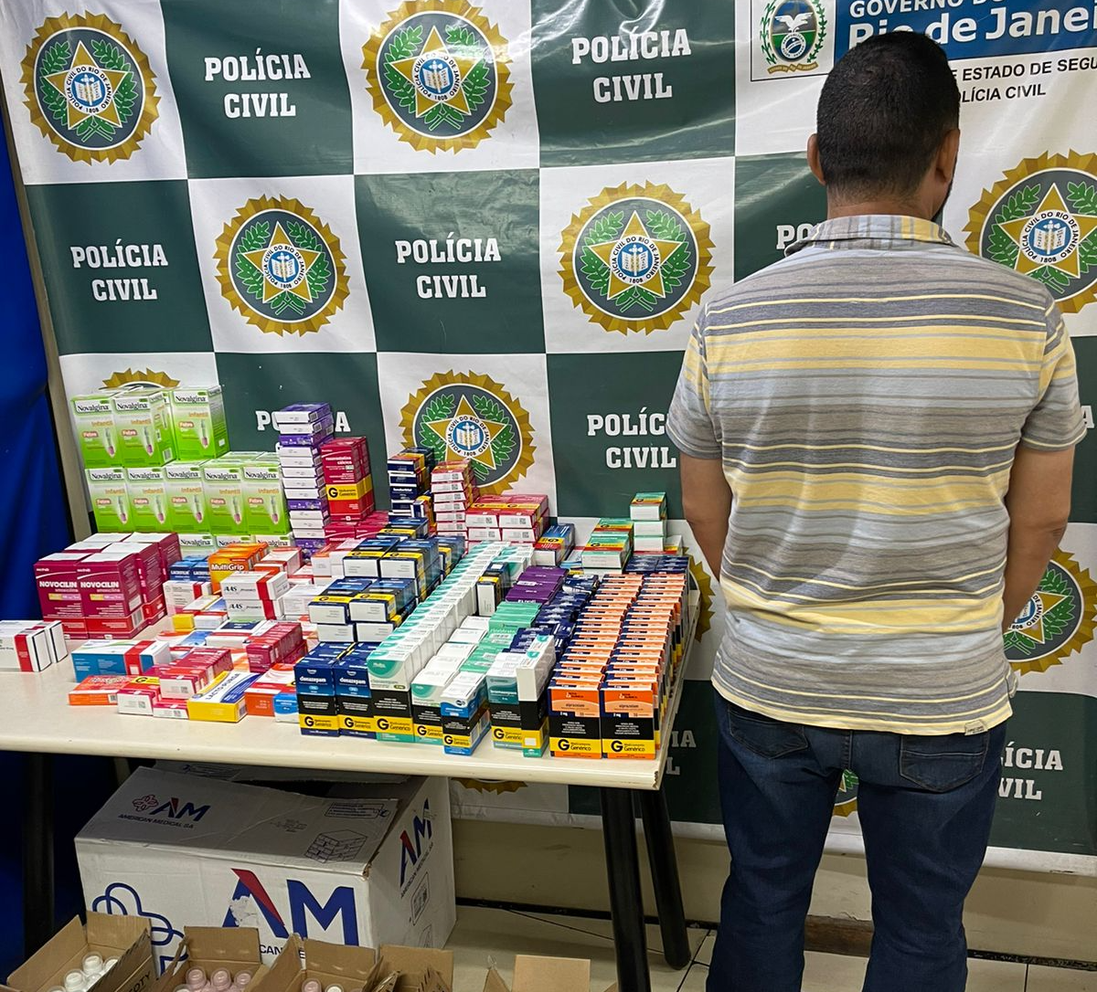 Homem acusado de receptar medicamentos é preso em flagrante Divulgação