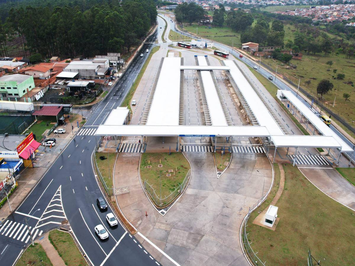 Terminal BRT Campo Grande tem área de 30 mil metros quadrados Divulgação