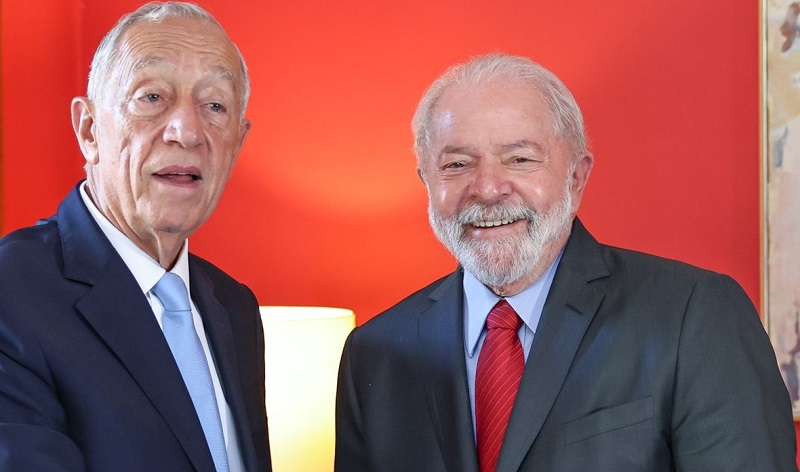 Presidente de Portugal se reúne com Lula em visita ao Brasil