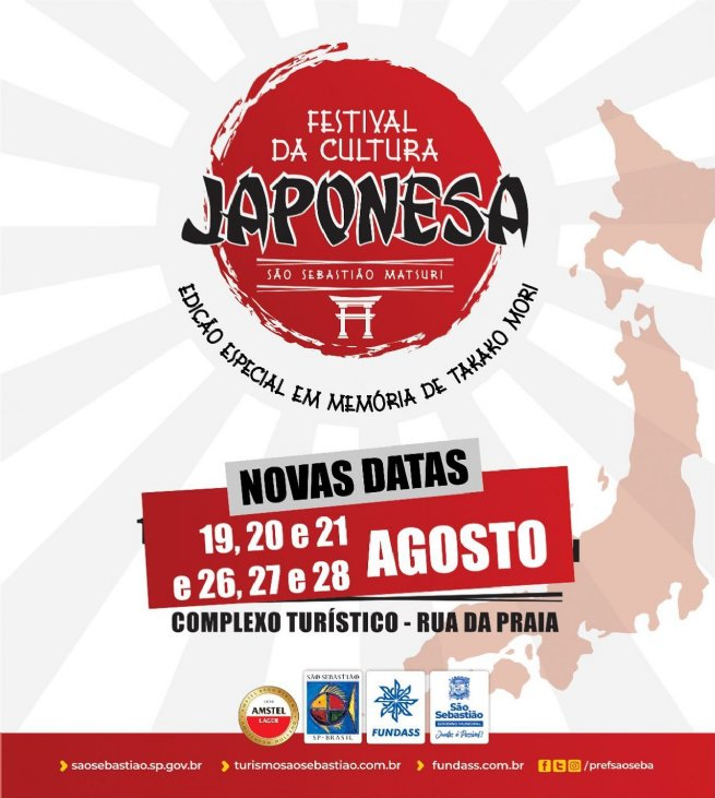 Festival da Cultura Japonesa “São Sebastião Matsuri” é adiado