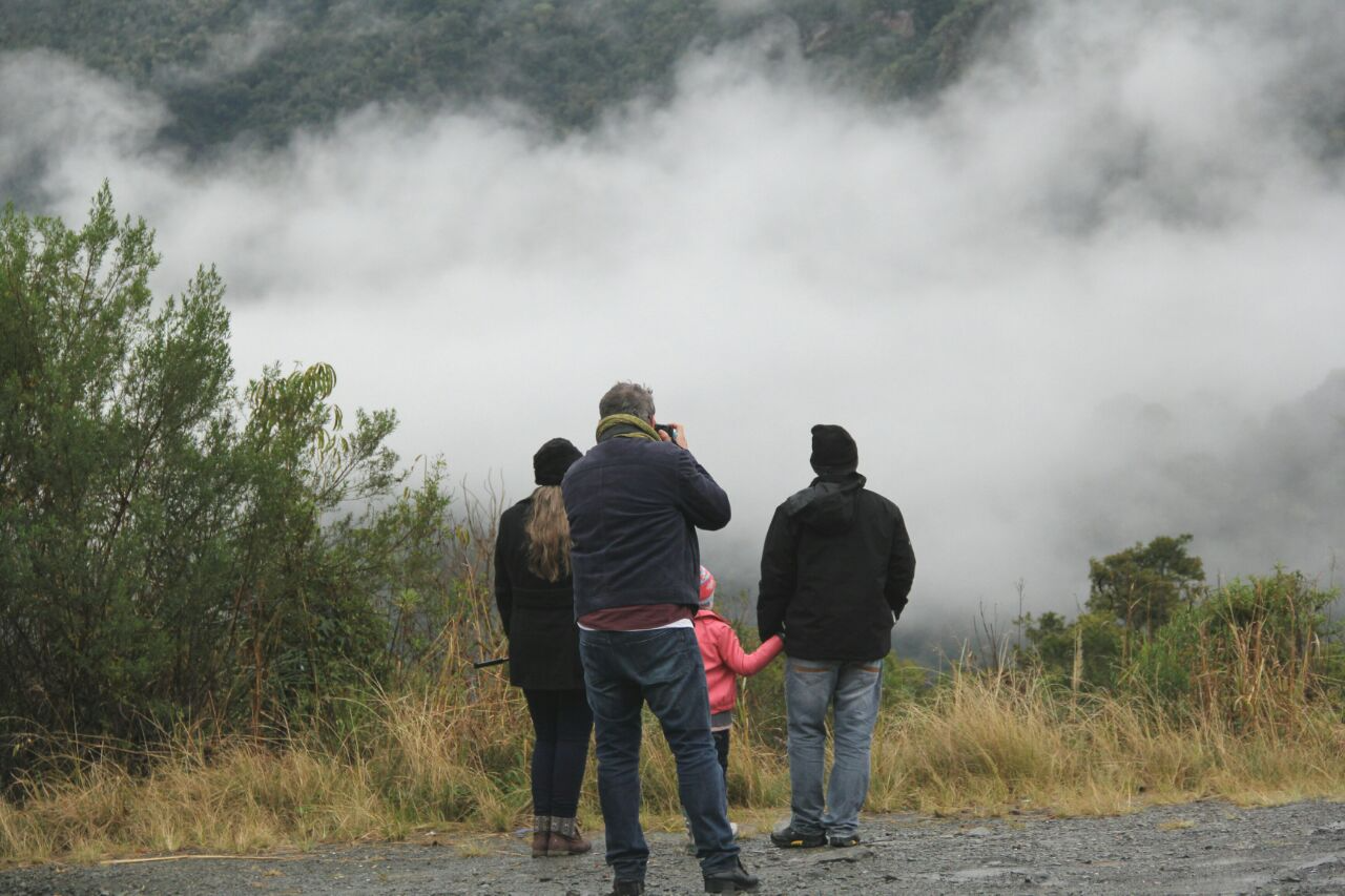 Houve neve em diferentes municípios, como Gramado, Quaraí e São José dos Ausentes, no Rio Grande do Sul Foto: James Tavares