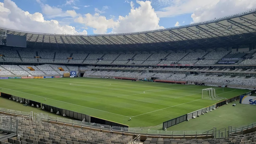 Visita conta com apresentações do gramado, bancos de reservas e áreas de bastidores Redes Sociais/Mineirão