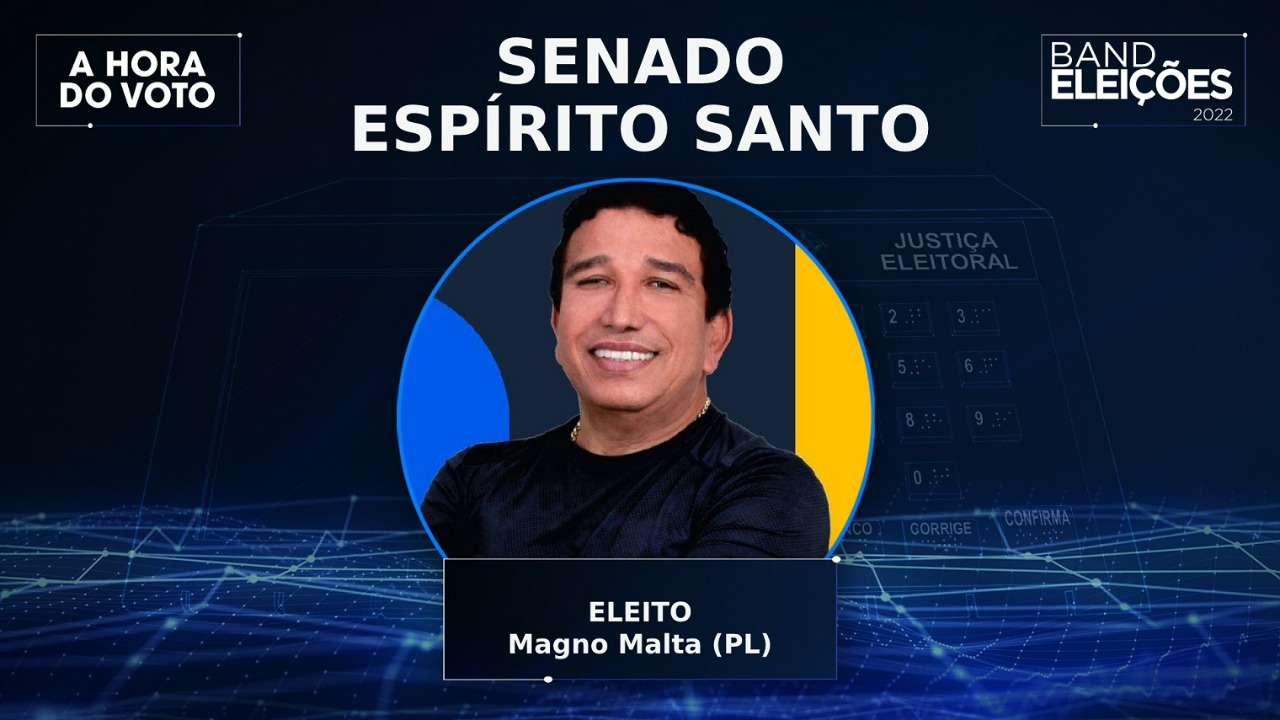 Magno Malta está eleito senador pelo Espírito Santo Reprodução