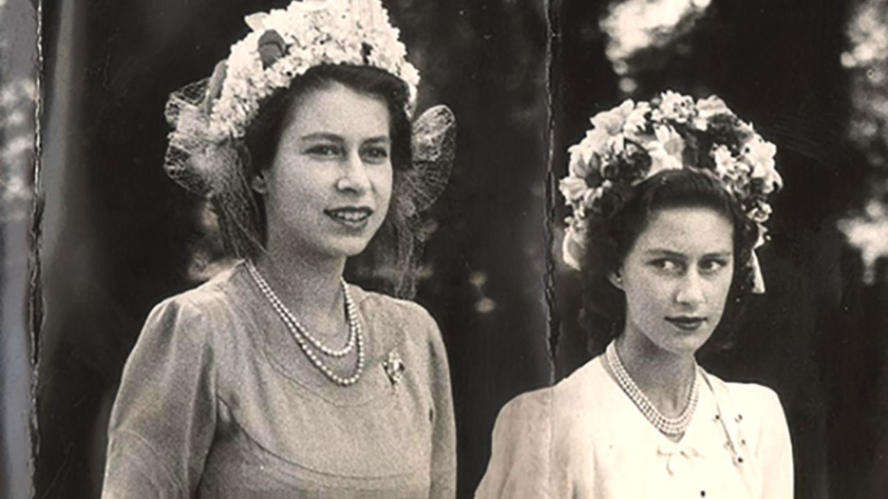 Rainha Elizabeth e a princesa, Margaret Reprodução