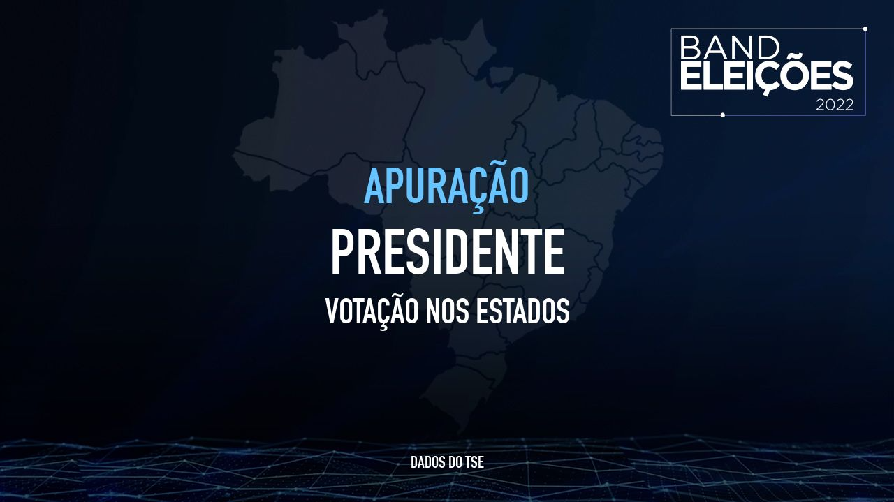 Veja quem foi o candidato a presidente mais votado em cada estado no primeiro turno Band Eleições