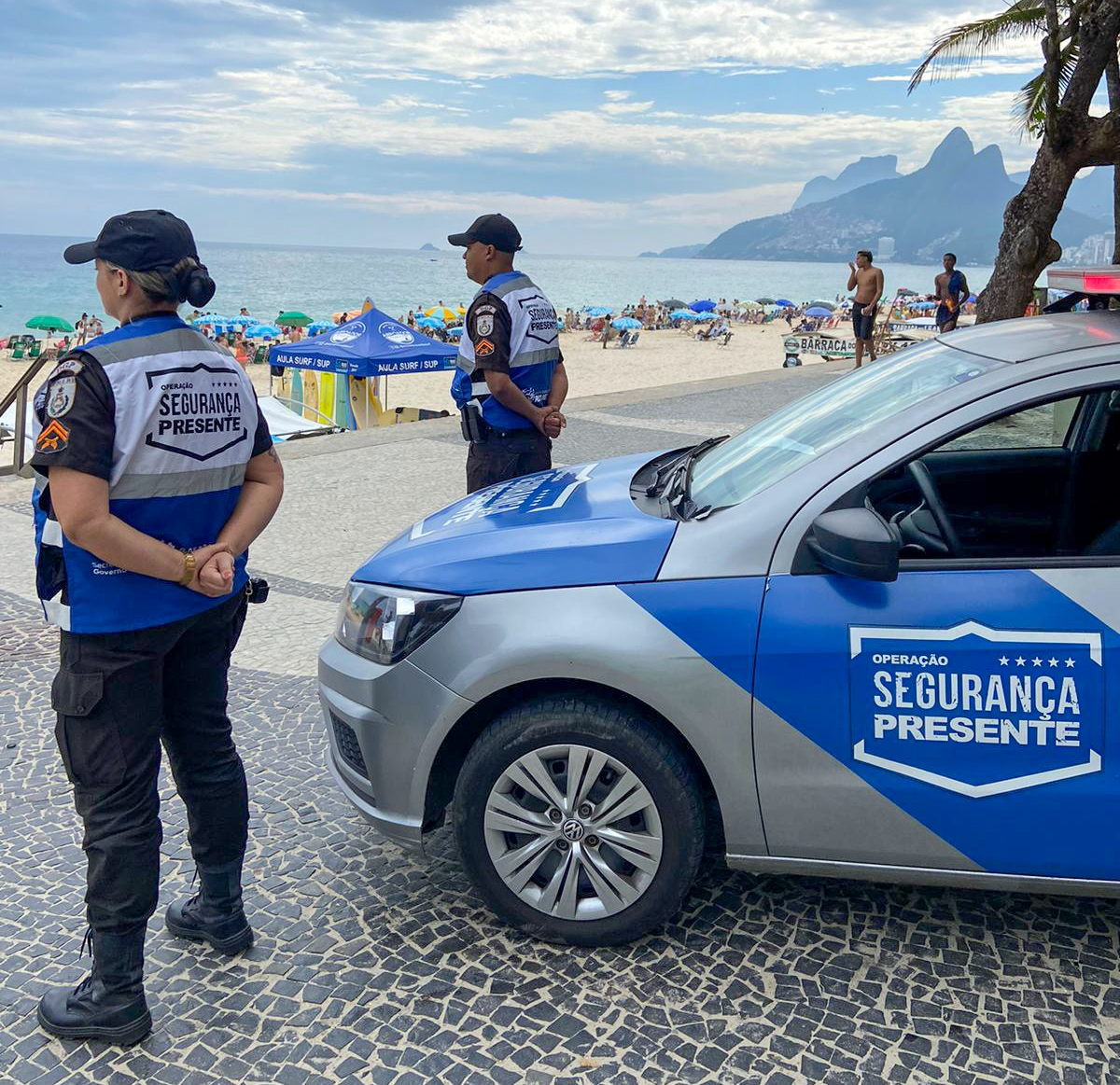 Agentes do programa terão câmeras acopladas no uniforme Divulgação/Segurança Presente