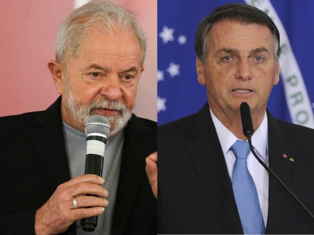 No 1º turno, petista tem 43% contra 35% de atual presidente Fotos: 1. Reuters / 2. Agência Brasil