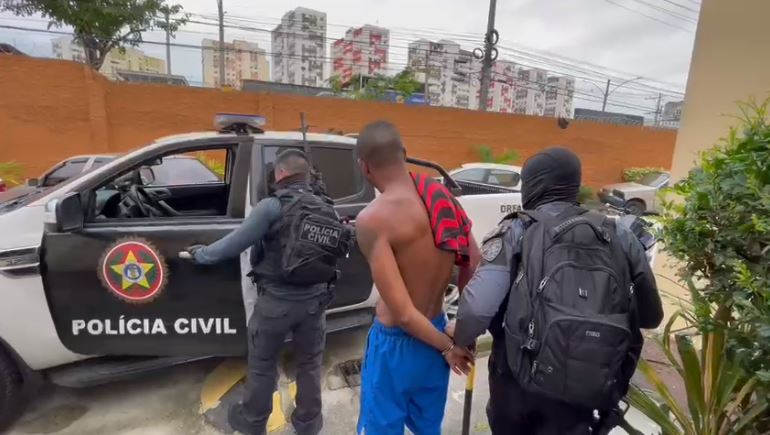 'Cachoeira' foi preso no Complexo do Chapadão, Zona Norte do Rio Reprodução/Polícia Civil