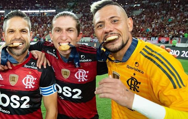 Trio acumula títulos pelo Flamengo Alexandre Vidal