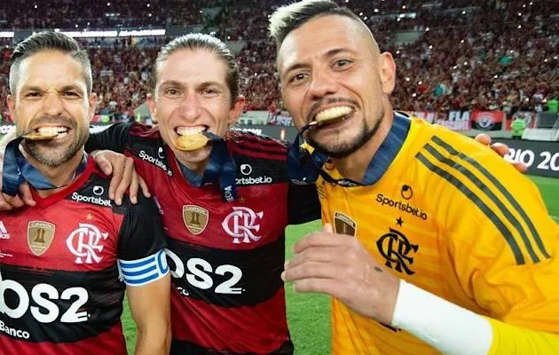Trio acumula títulos pelo Flamengo