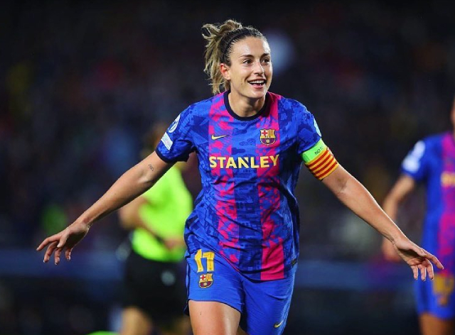 Alexia Putellas, do Barcelona, é eleita melhor jogadora da Champions League Reprodução/Twitter