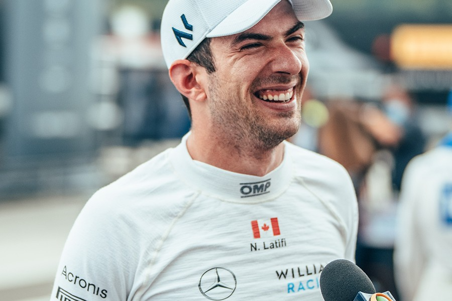 Nicholas Latifi (Williams) no GP da Hungria 2021 Williams Racing