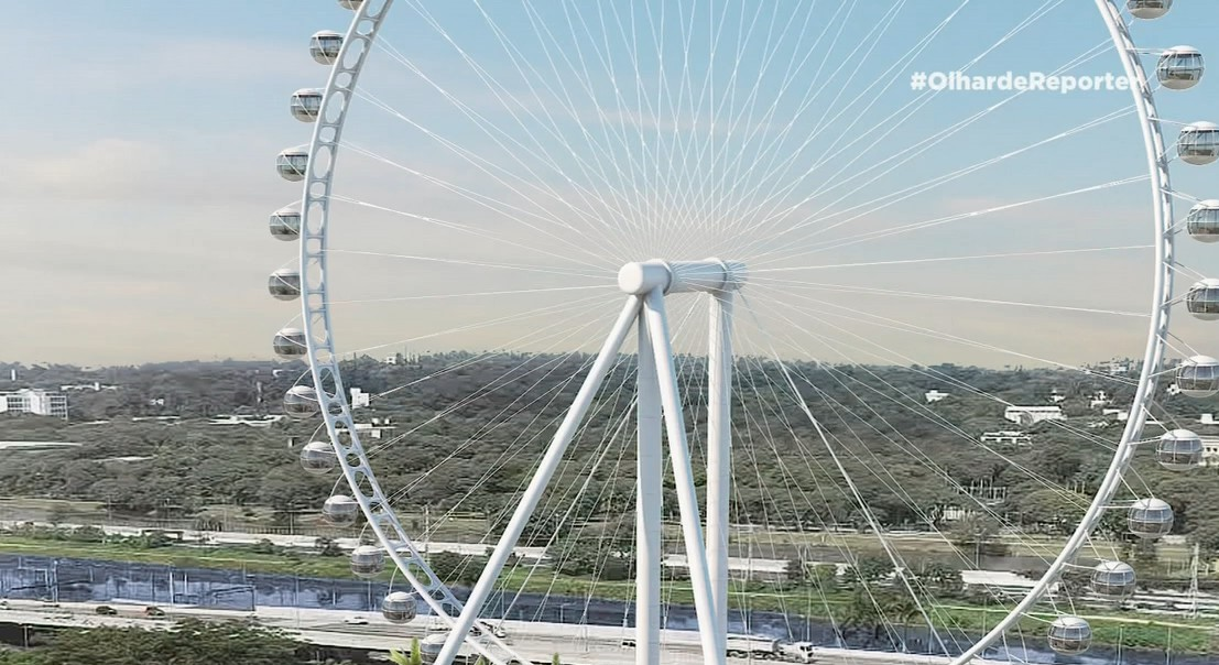 Olhar de Repórter mostra detalhes de nova roda gigante em São Paulo 