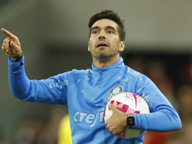 Abel Ferreira, técnico do Palmeiras RODOLFO BUHRER/Reuters