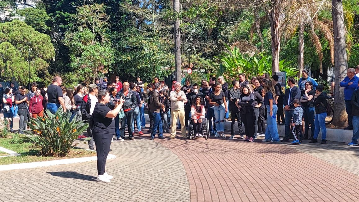 Protesto contra fechamento da escola Ezequiel Lucas Rodrigues