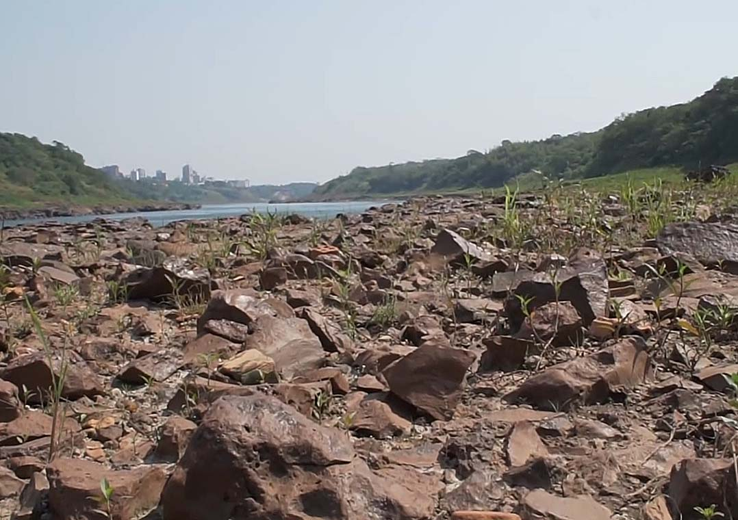 Hidrovia Tietê-Paraná está interrompida desde agosto do ano passado Reprodução