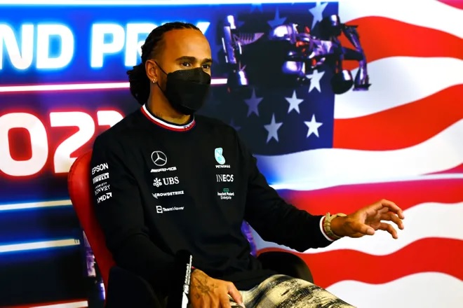 Lewis Hamilton no GP dos EUA F1