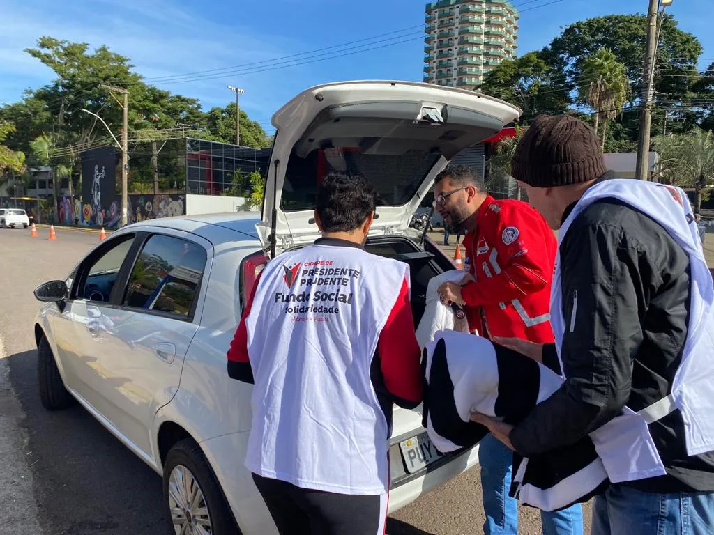 As doações podem ser feitas em vários pontos 