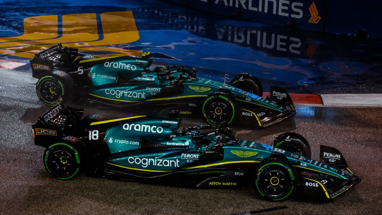 Desempenho do time foi superior ao de equipes como Mercedes e Alpine em Marina Bay Aston Martin F1