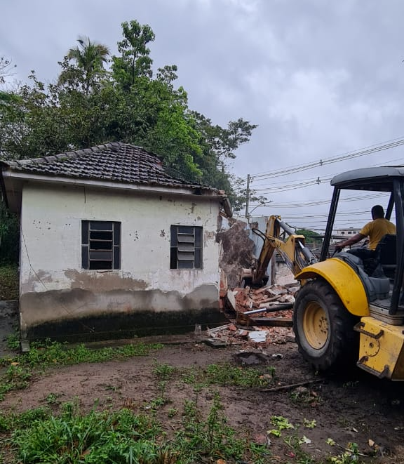 Casa foi construída em área ambiental Divulgação/Secretaria do Ambiente e Clima