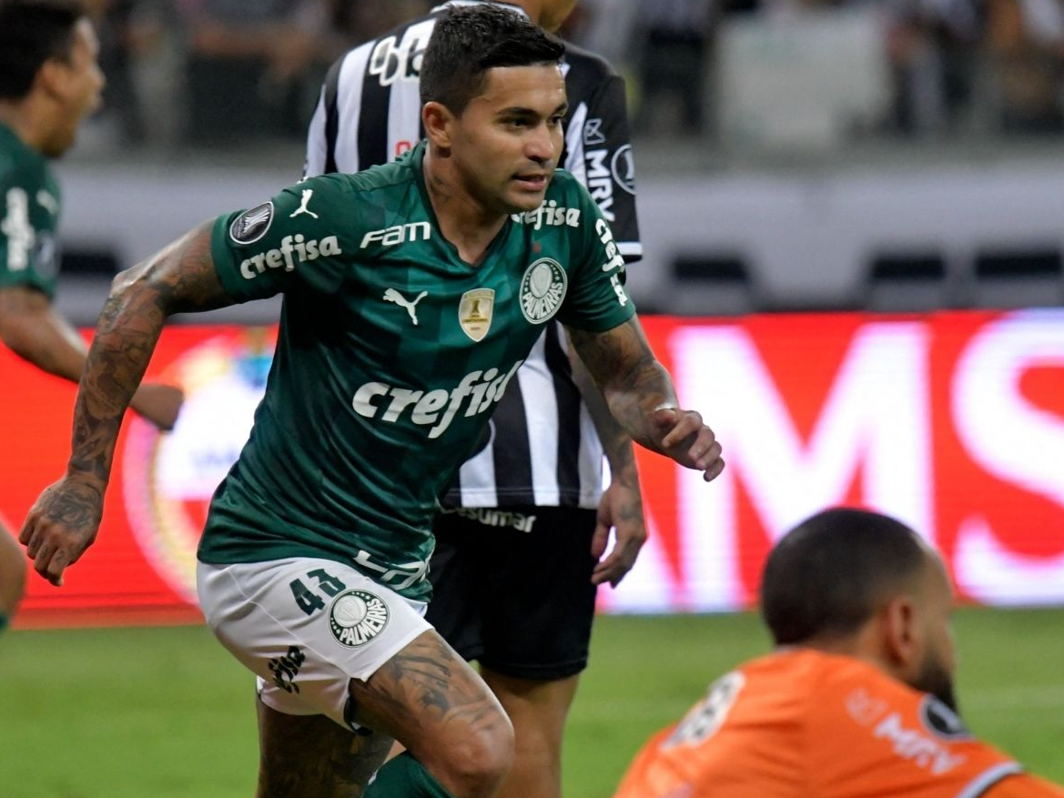 Dudu, autor do gol da classificação alviverde Conmebol Libertadores