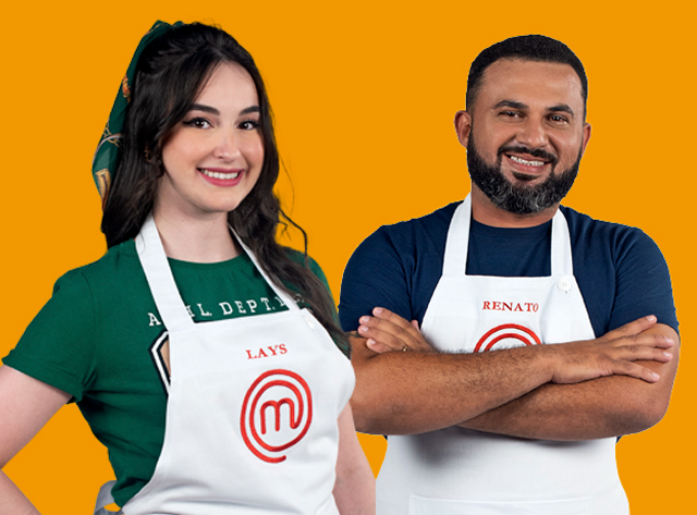 Lays e Renato do MasterChef Brasil Divulgação/Band