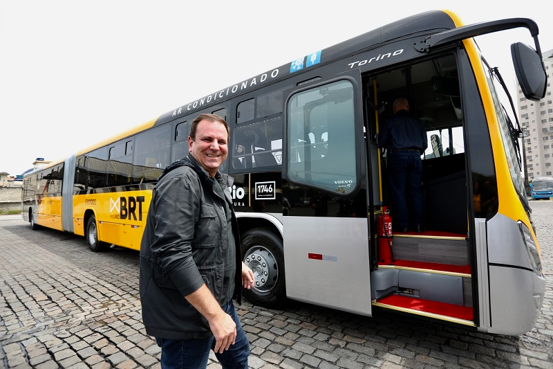 Eduardo Paes anuncia gratuidade no transporte público no domingo de votação Divulgação/redes sociais