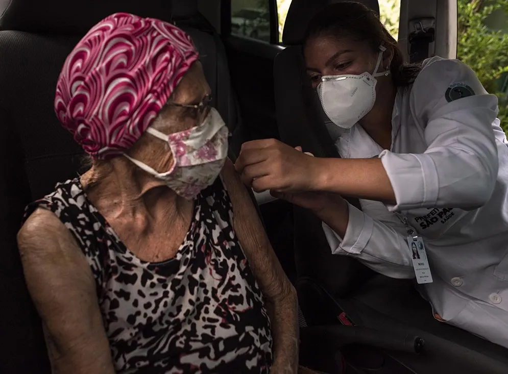 Vacinação em São Paulo: cidade já aplicou imunizante contra Covid-19 em 200 mil pessoas